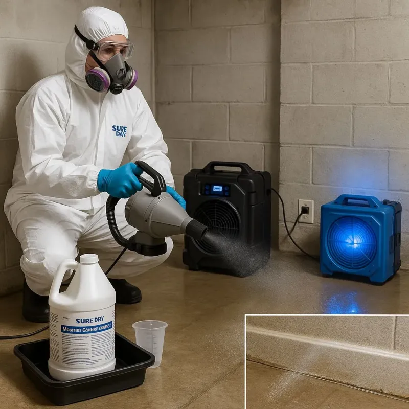 Sanitization and Odor Removal process in Beverly, OH